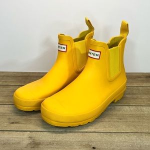 Hunter Women's Yellow Rain Boots